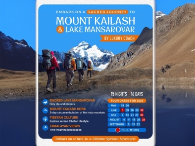 Kailash Mansarovar Tour: 15 Nights,